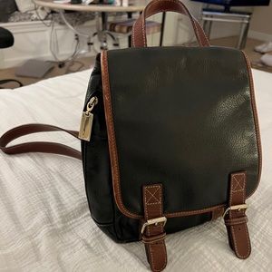 Leather Backpack Purse